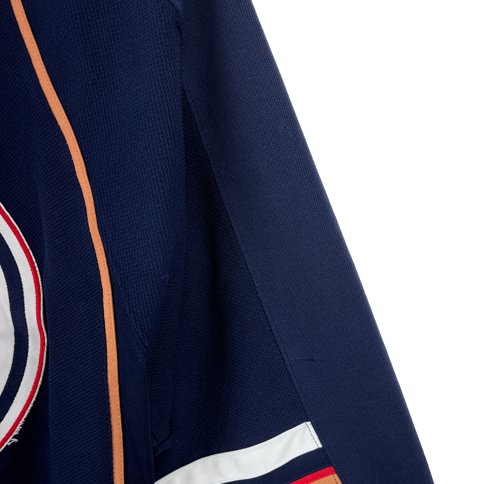 Vintage Reebok Edmonton Oilers NHL Navy Blue Jersey Size M