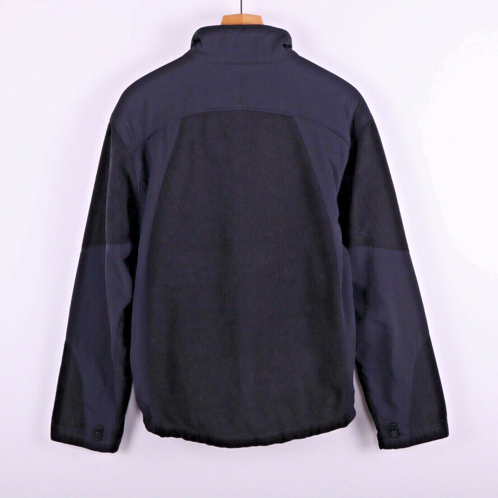 The North Face Men's Full Zip Fleece Black Jacket Size S