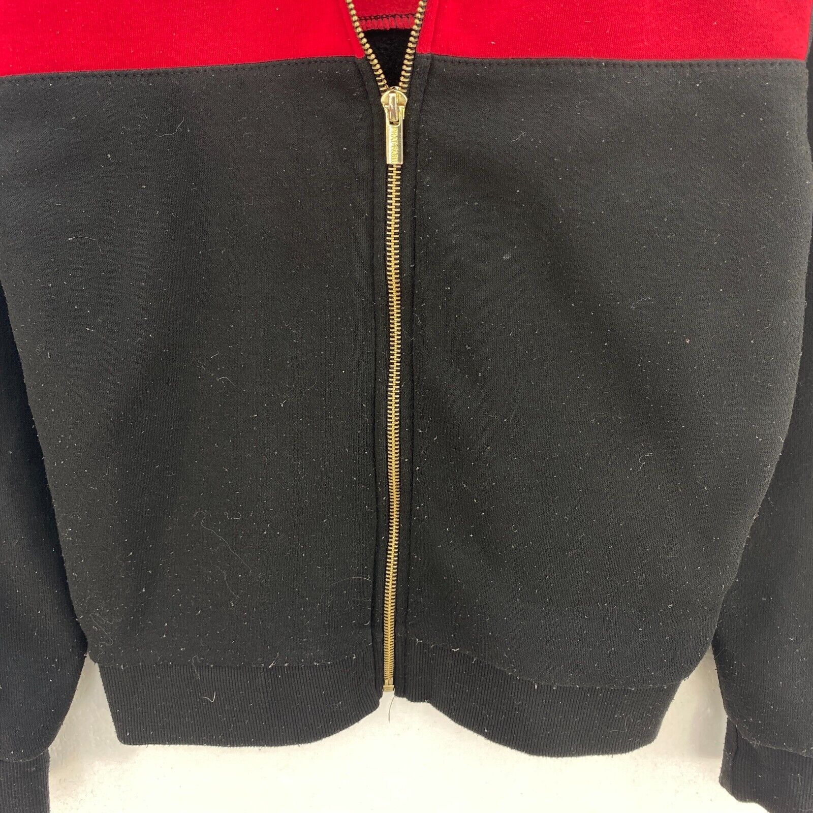 Y2K Phat Farm Full Zip Black Hooded Jacket Size M Women's Sexy
