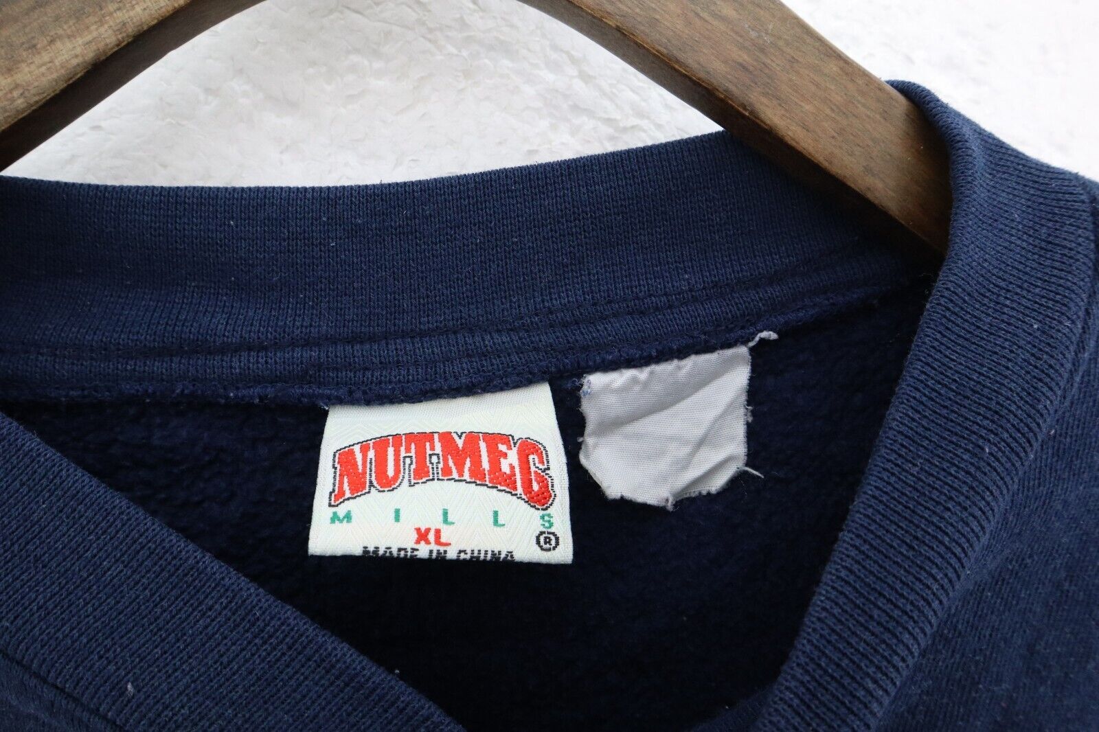 Nutmeg Notre Dame Fighting Irish NCAA Navy Blue Sweatshirt Size XL