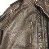 Danier Brown Leather Jacket Size M