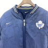 Nike Reversible Toronto Maple Leafs Full Zip Navy Blue NHL Logo Jacket Size XL