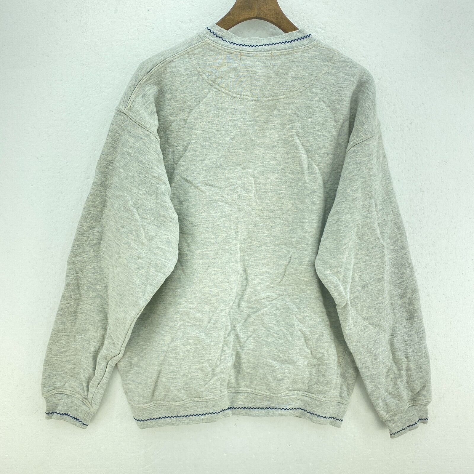 Hugo Boss Classic Embroidered Logo Gray Sweatshirt Size L