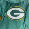 Starter Green Bay Packers Full Zip Green Hooded Insulated Jacket L Kids