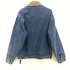 Dickies Full Zip Medium Wash Blue Denim Jacket Size M Blanket Lined