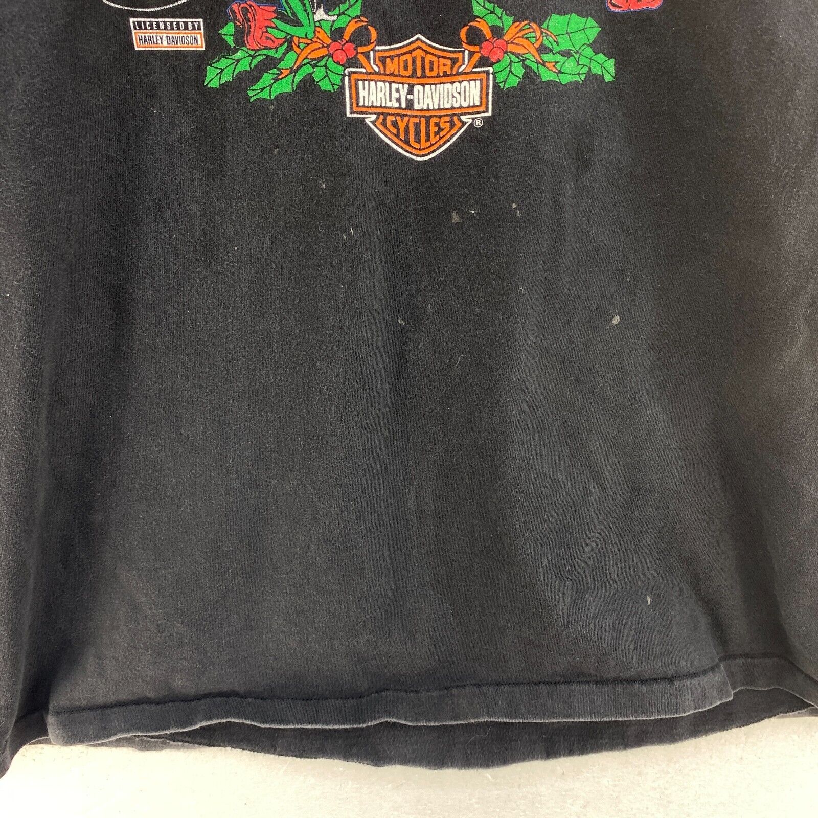 Harley Davidson Motorcycles Kingston Ontario Black Long Sleeve T-shirt Size 2XL