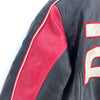 Nike Air Jordan Full Zip Black Red Leather Jacket Size S Kids