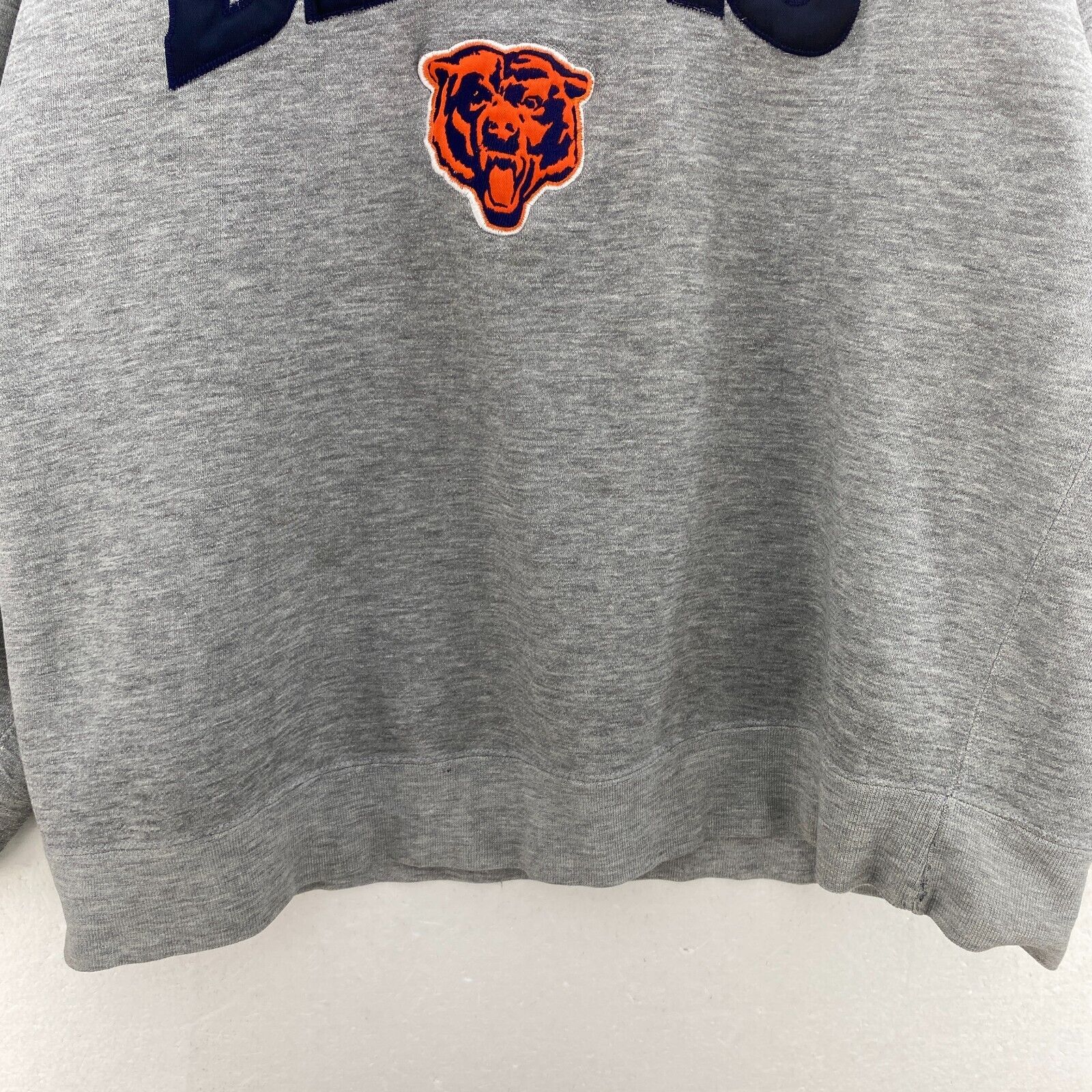 Starter Chicago Bears Logo Sweatshirt Size L Crewneck NFL Gray