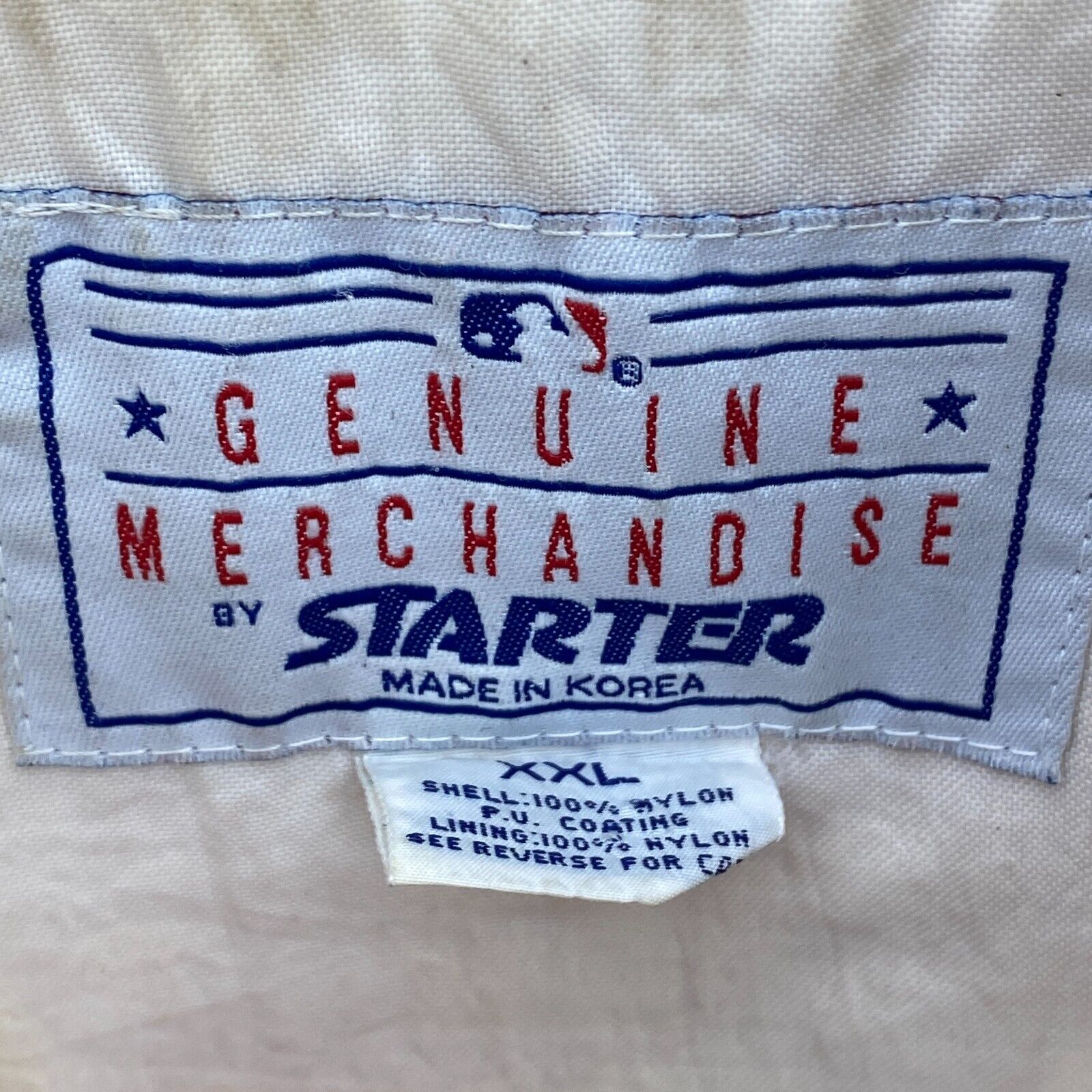 Starter MLB Pittsburgh Pirates All Stars Game Quarter Zip White Jacket Size XXL