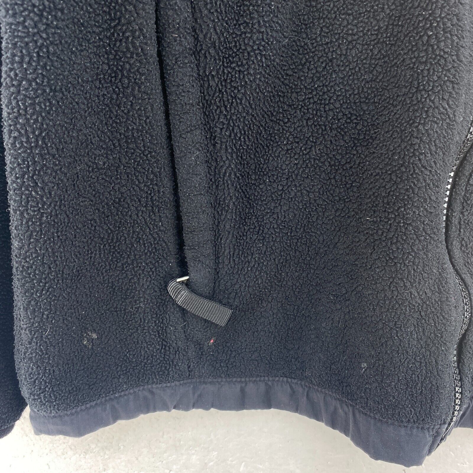 The North Face Full Denali Zip Black Fleece Jacket Size XL Girls