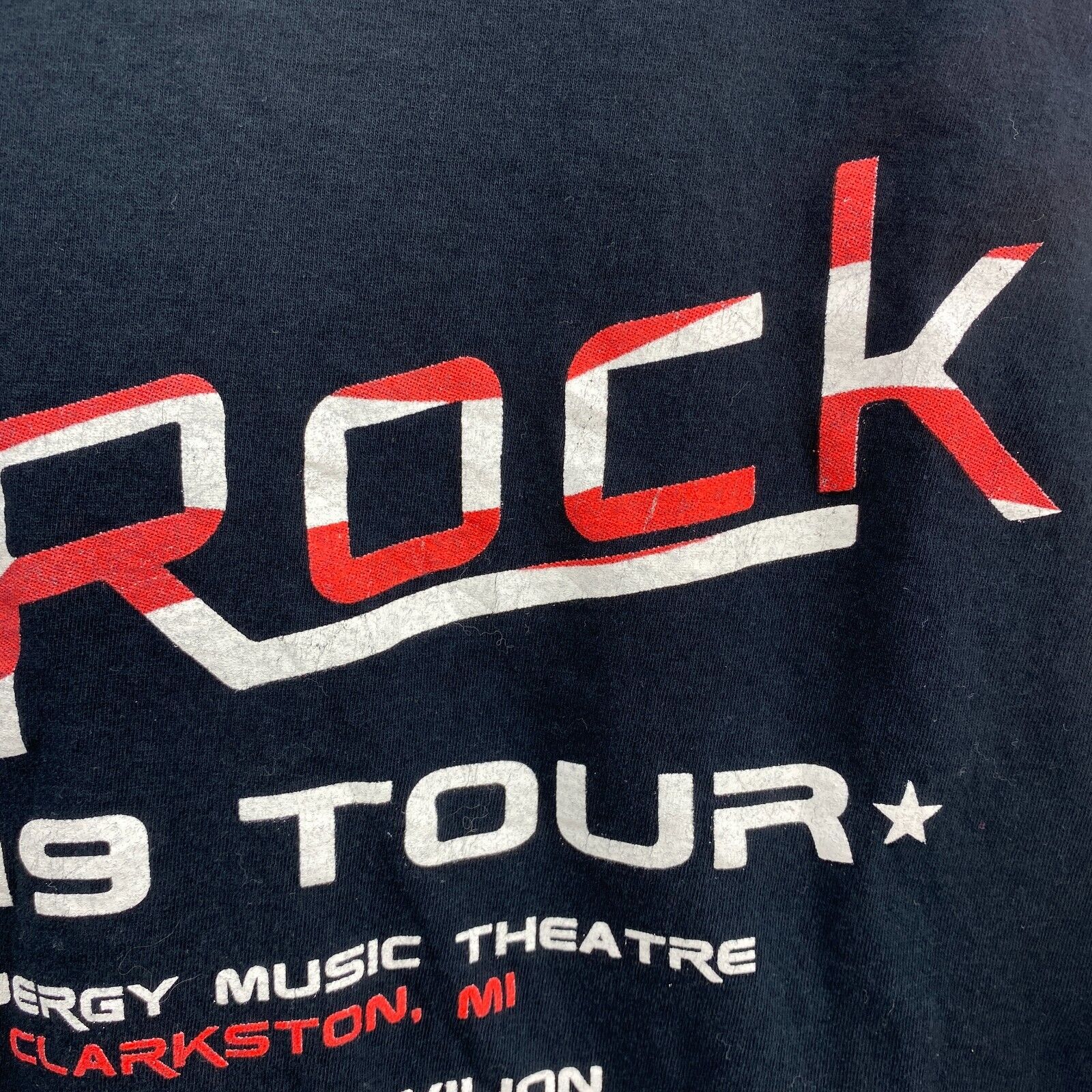 Kid Rock American Singer 2019 Tour Black T-shirt Size XXL