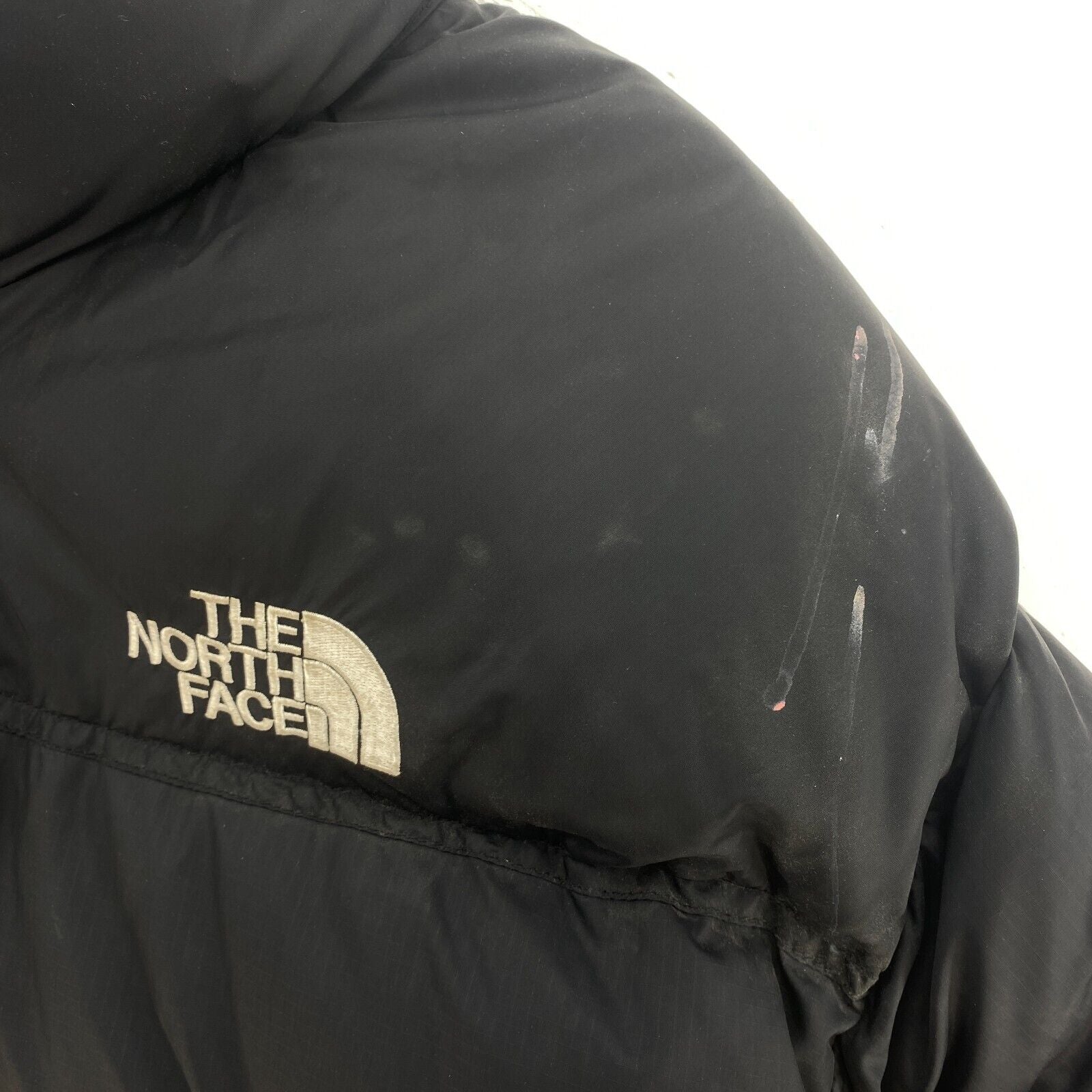 The North Face Black Insulated Puffer Hooded Jacket Size XL Full Zip Up