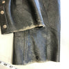 Motorcycle Chaps Leather Black Size Medium Riding Biker 90s