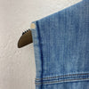 Vintage Fleece Lined Denim Vest Jacket Size L