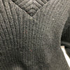 Jack Young 100% Wool Ribbed Sweater Slim Fit Size XXL Black