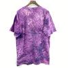 The Mountain All Over Print Tie Dye Skull Purple T-shirt Size L Single Stitch