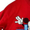 Disney Mickey Mouse El Raton Mikke Red T-shirt Single Stitch Size XL