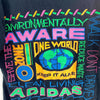 Adidas One World Keep It Alive Aware Black T-shirt Size M Single Stitch
