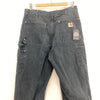 Carhartt Workwear Black Denim Cargo Pants Size 34