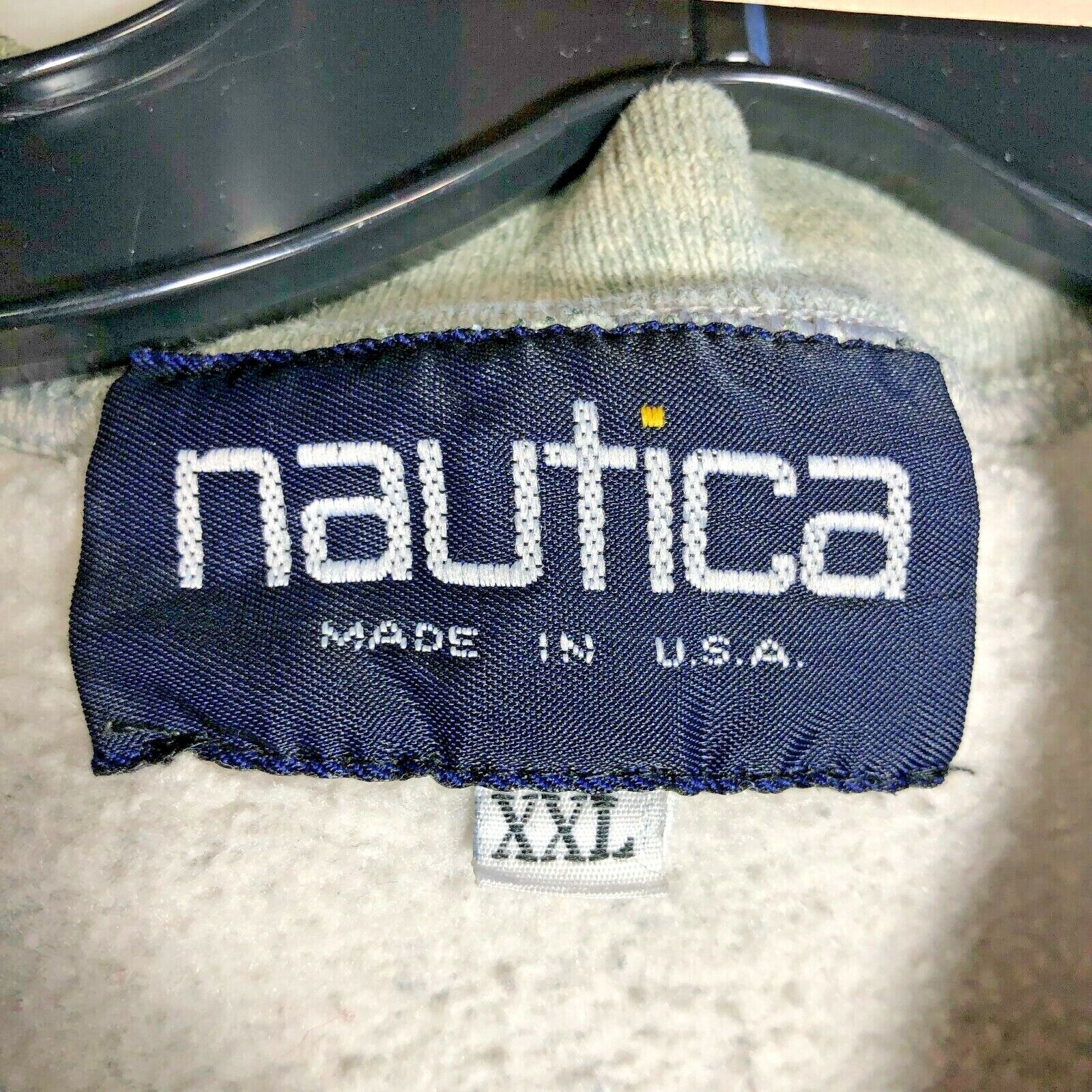 Nautica Vintage Gray Sweatshirt Size XXL 90s