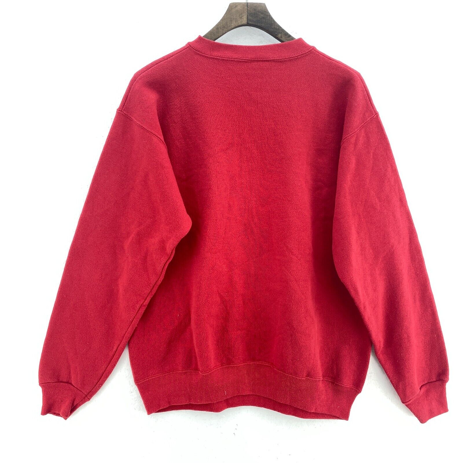 Logo 7 Detroit Red Wings 1993 Vintage Red Sweatshirt Size M NHL