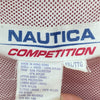 Nautica Competition Red Vintage Reversible Hooded Jacket Full Zip Up Size XXL
