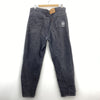 Levi's 634 Orange Tab Black Jeans Straight Size 36