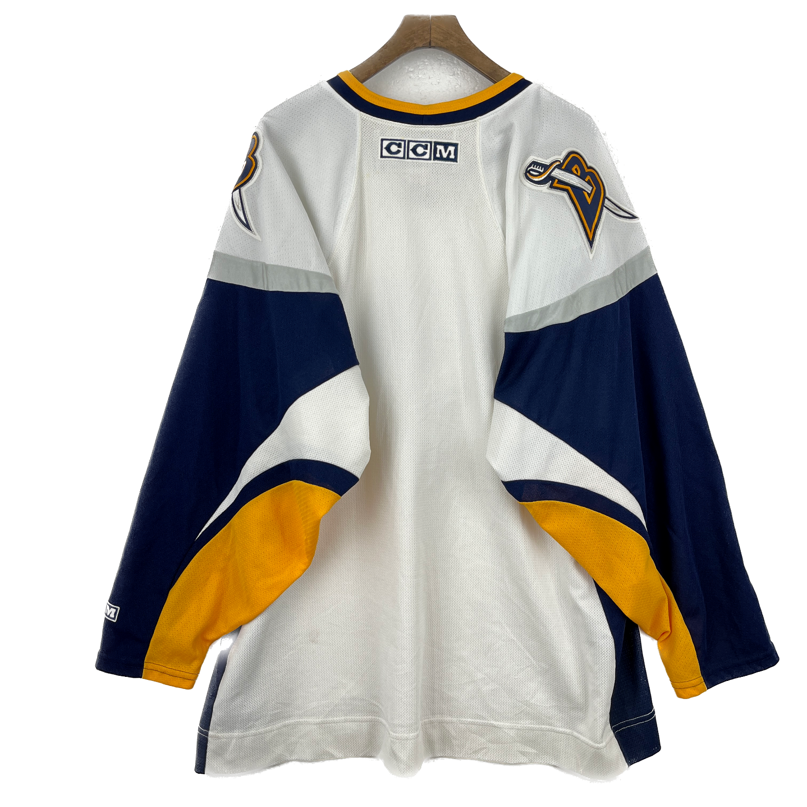 Vintage Buffalo Sabres CCM White Jersey Size XL