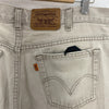 Levi Strauss Orange Tab Cream Jeans Size 35 x 30