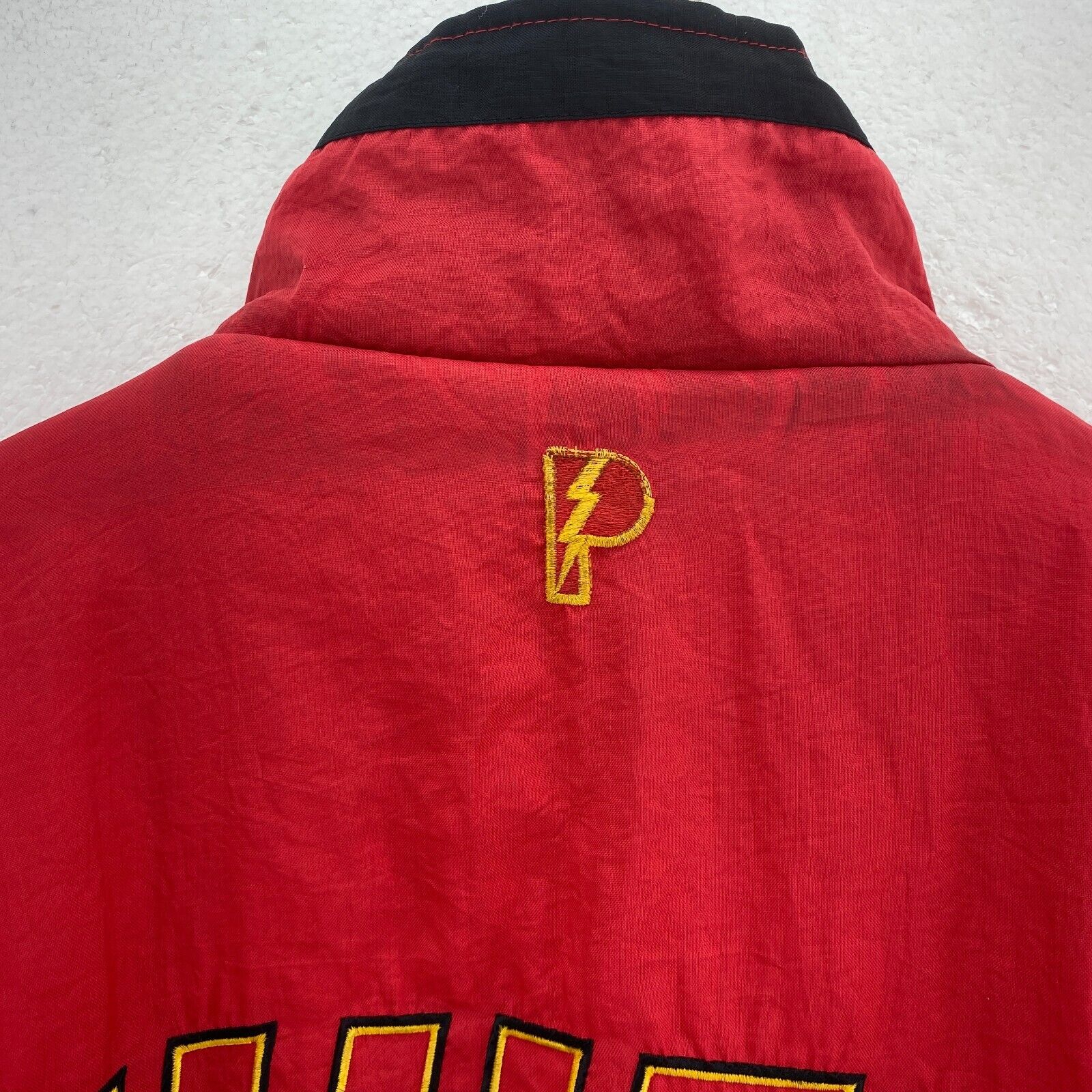 Kansas City Chiefs Reversible Full Zip Black Red Insulated Jacket Size XL