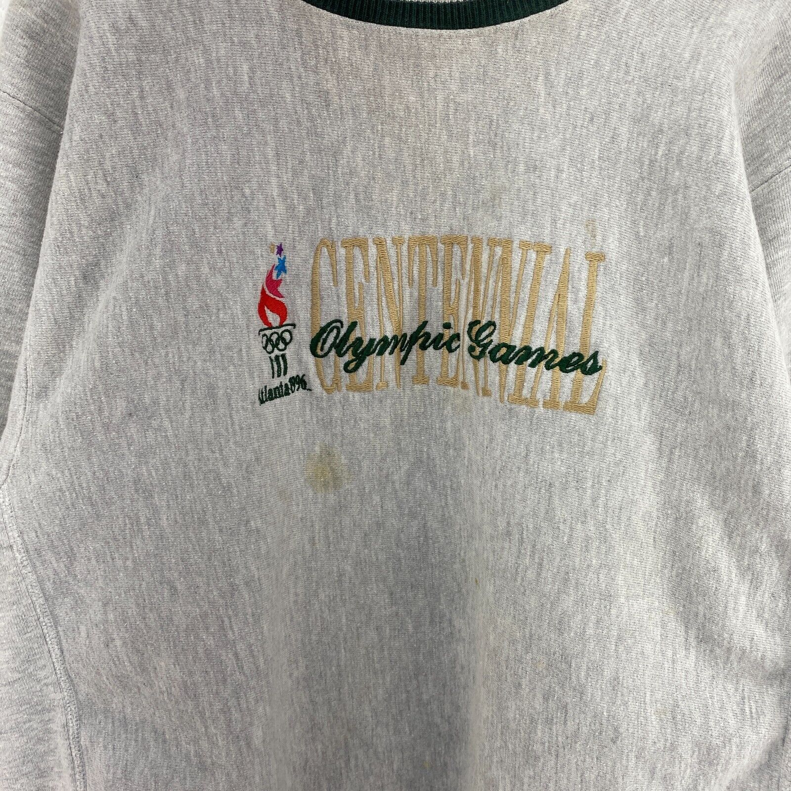 Champion Centennial Olympic Games Atlanta 1996 Gray Sweatshirt Size XL