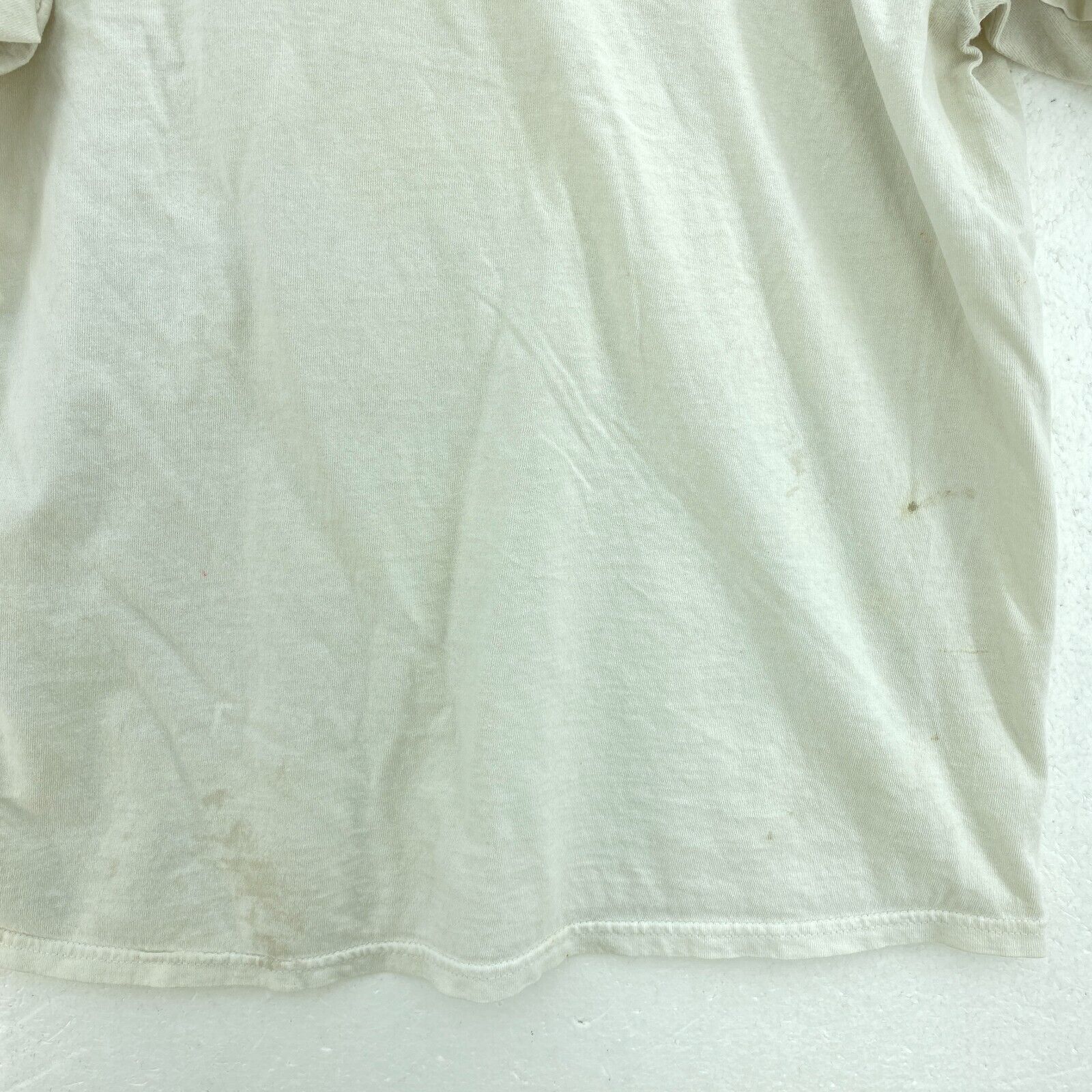 Cheer Til You Are Horse Racing Stripes Warner Bros 2004 White T-shirt Size L