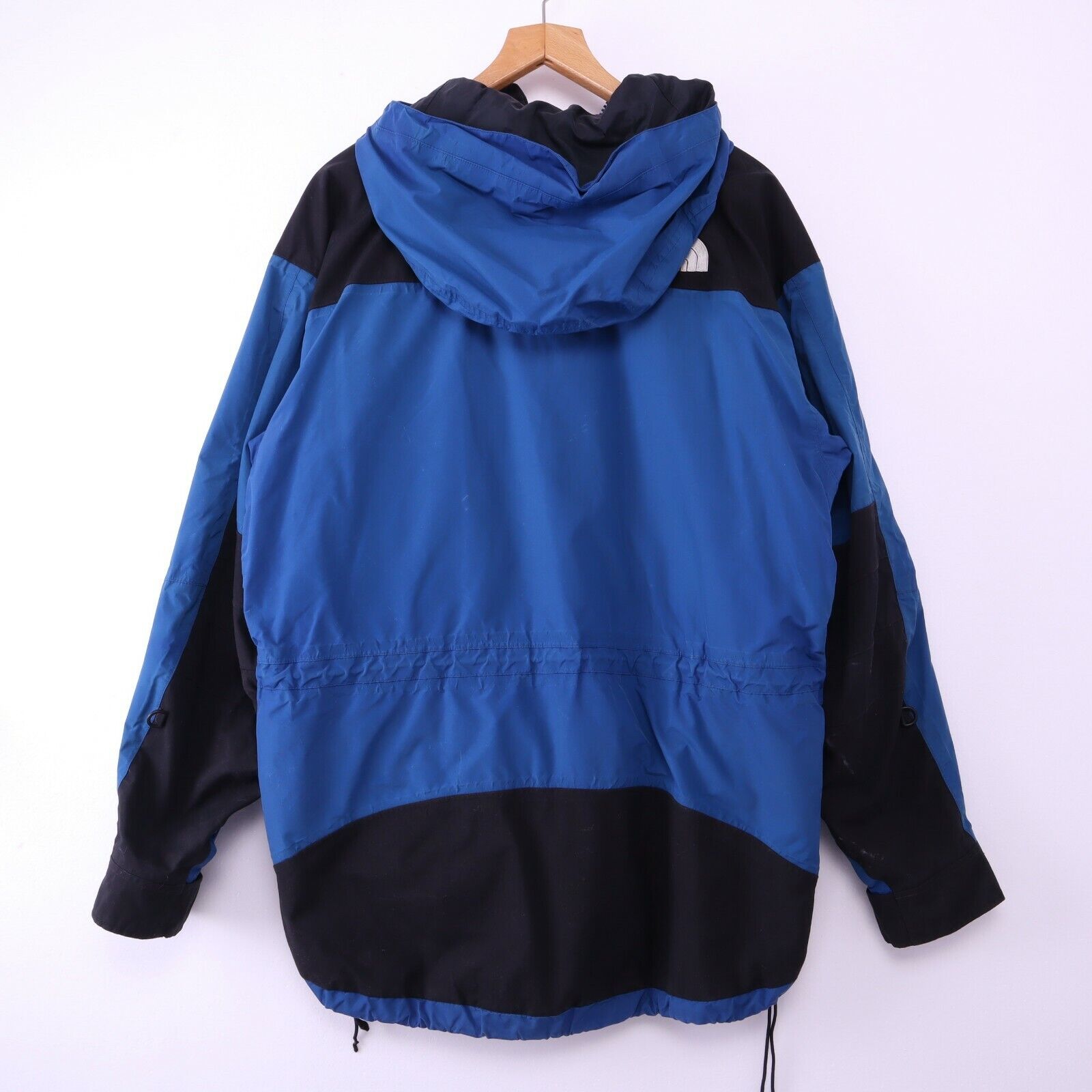 The North Face Men's Blue Windbreaker Full Zip Hooded Size Large