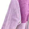 The North Face Women's Fleece Jacket Purple Full Zip Up Size M