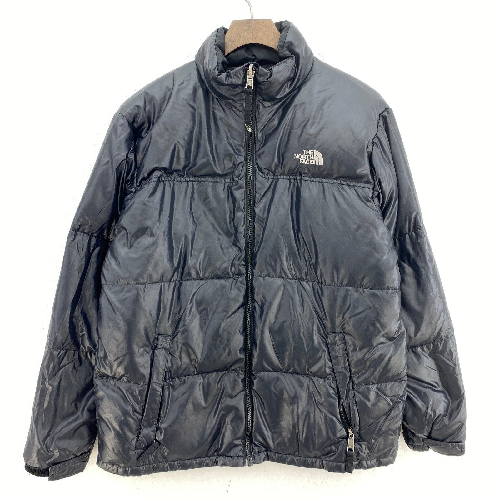 The North Face 600 Down Filled Black Puffer Jacket Nupste Boys Size XL