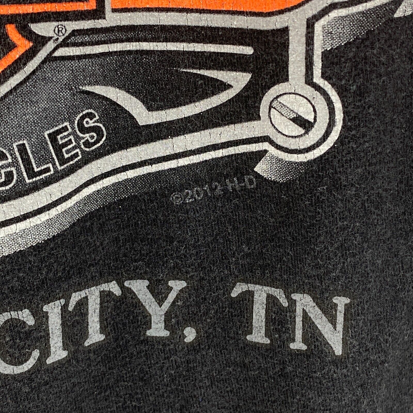 Harley Davidson Motorcycles BIig Hog 2015 Black T-shirt Size XL Tee