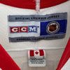 Vintage CCM Steve Yzerman Red Wings NHL V-Neck Long Sleeve White Jersey Size M