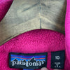 Vintage Patagonia Full Zip Fleece Pink Jacket Size 10 Women's