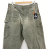Carhartt Moss Green Workwear Pant Straight Double Knee Size 36 x 32