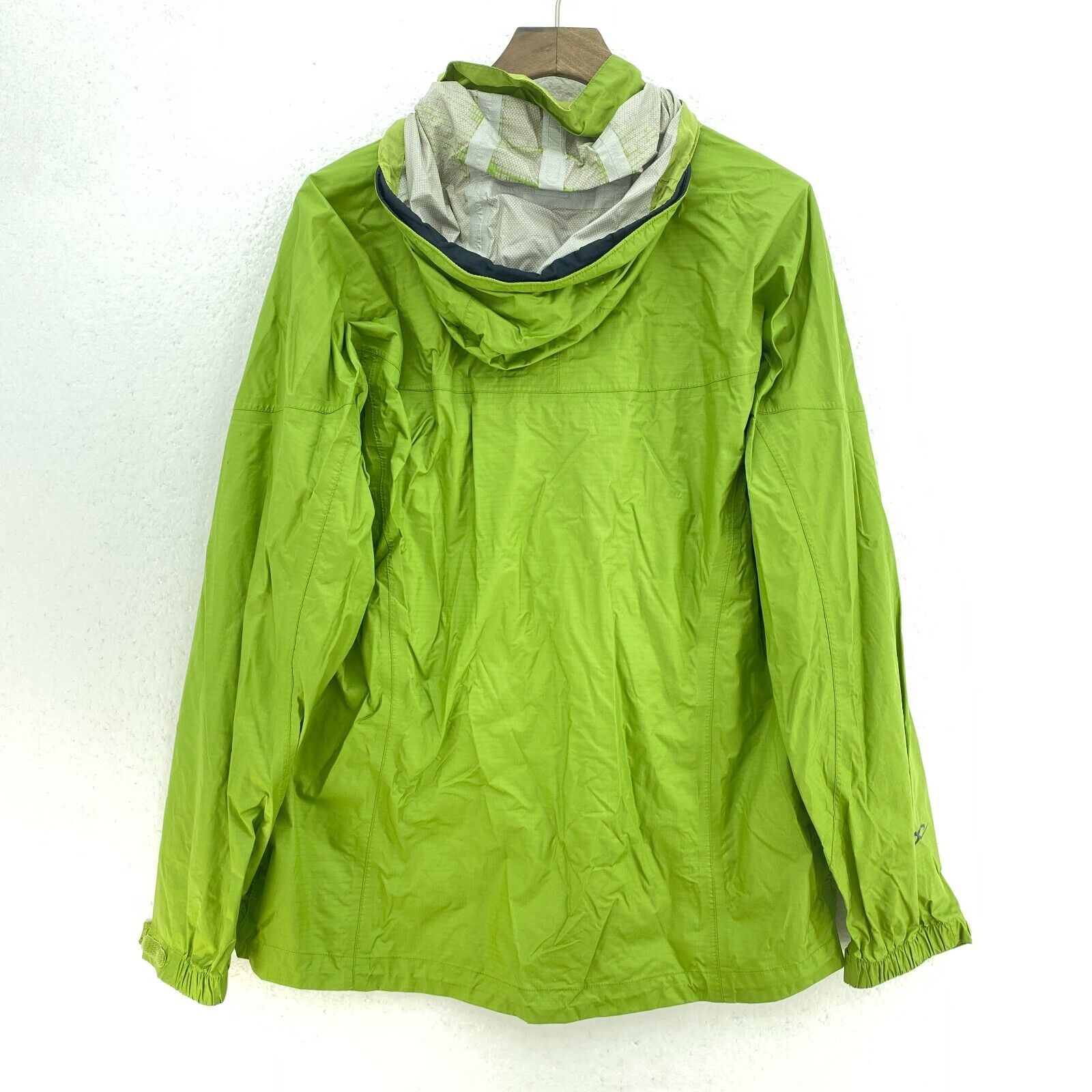 Marmot Hooded Lightweight Waterproof Rain Jacket Size M Green Women's