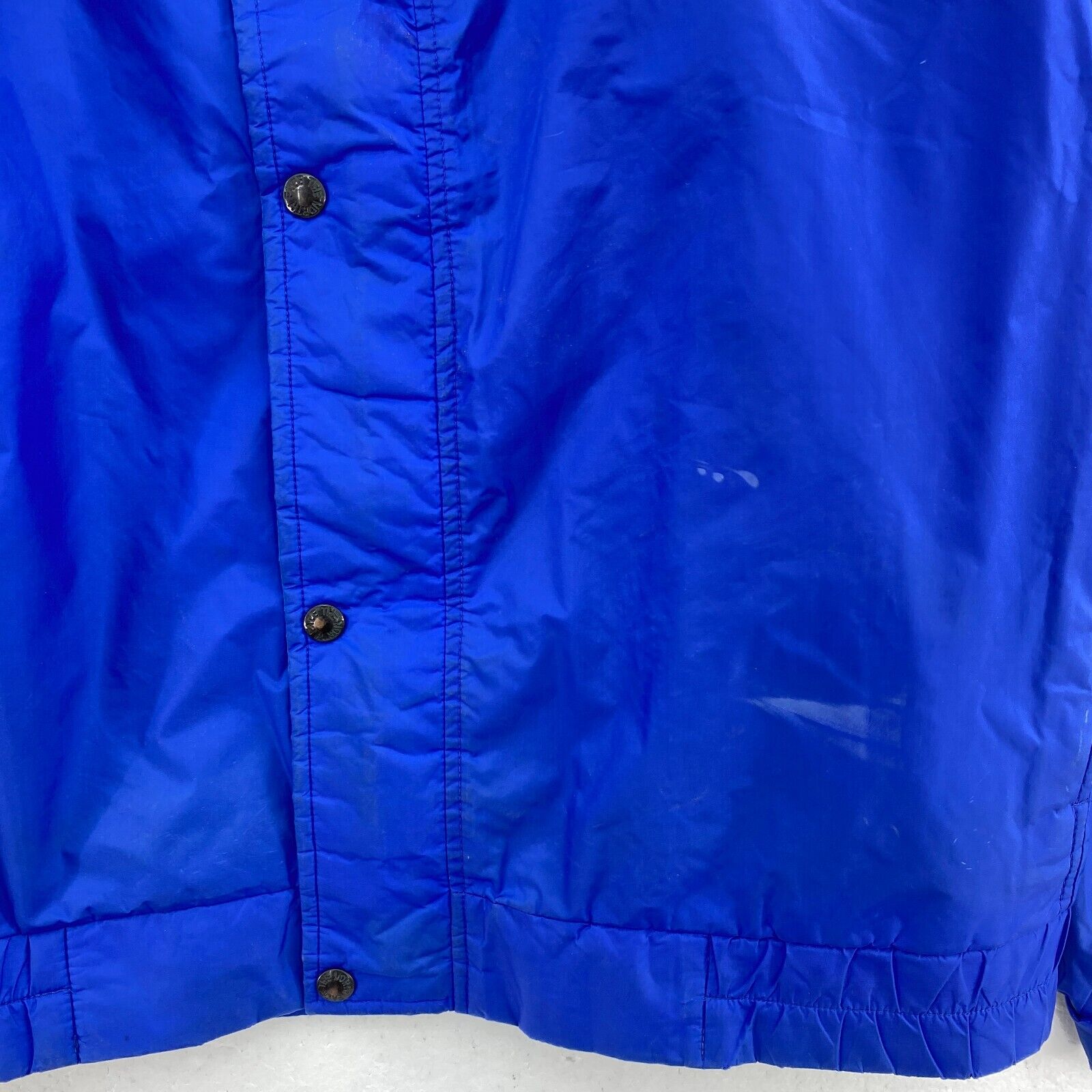 The North Face Logo Gore-tex Blue Full Zip Jacket Size L