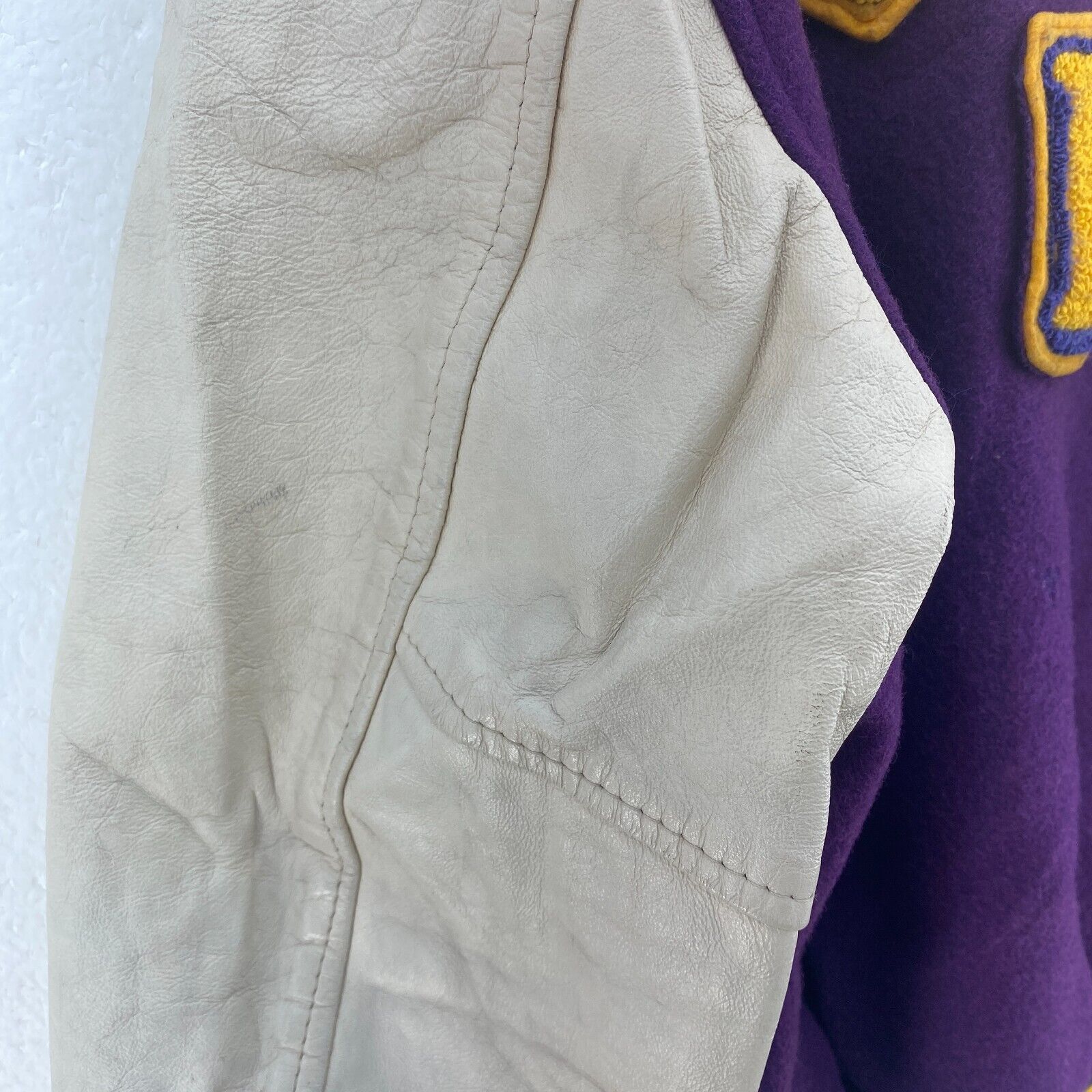 Nostros Amemus Snapped Purple Bomber Jacket Size 44