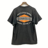 Harley Davidson Motorcycles Logo Black T-shirt Size L Single Stitch