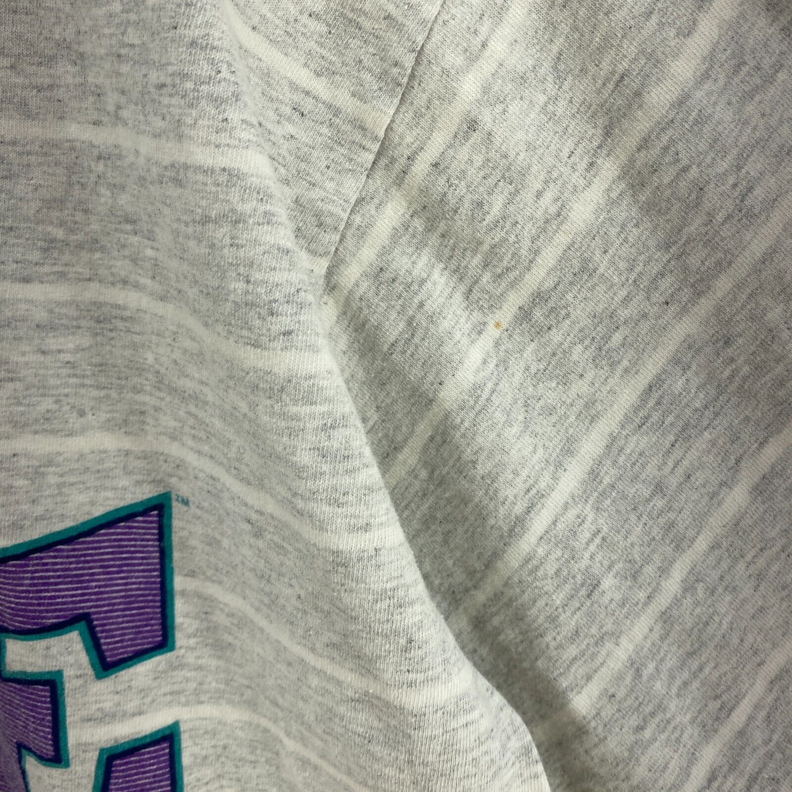 Vintage Yale University Bulldogs Gray Striped T-shirt Size M Tee