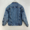Vintage Levi Strauss Sherpa Acid Wash Trucker Denim Jacket Size S