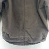 Vintage Carhartt Full Zip Hooded Canvas Jacket Size 6 Kids Brown