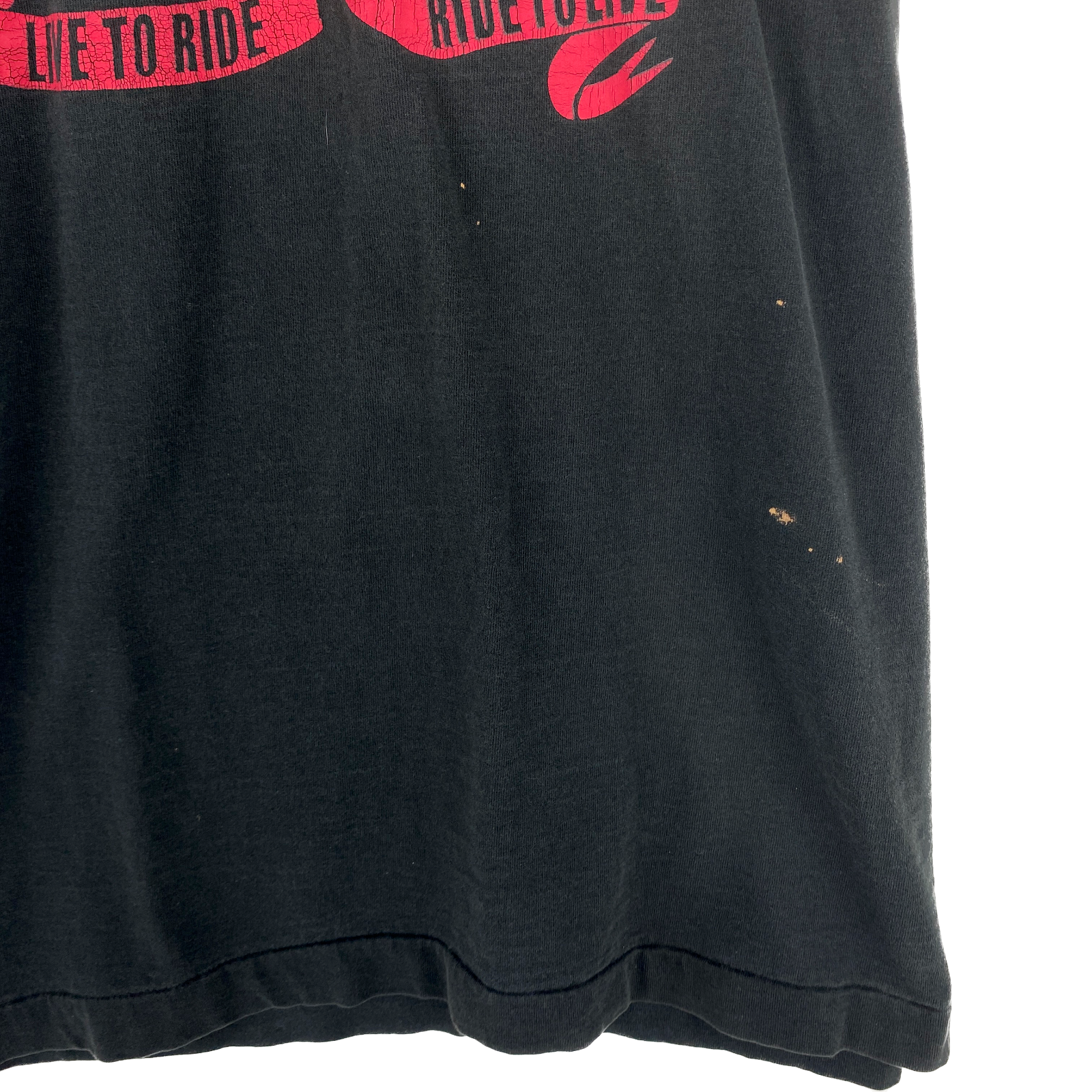 Harley Davidson Motorcycles Live To Ride Ride To Live Black T-shirt Size XL
