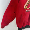 Vintage Chase Athentics Budweiser NASCAR Embroidered Jacket Size L Red