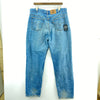 Levi's Orange Tab Light Wash Blue Denim Straight Jeans Size 38