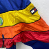 Tommy Hilfiger Aqua Gear Colorblock Yellow Blue Quarter Zip Jacket Size M